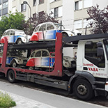 Transport de véhicules utilitaires